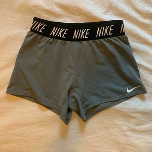 Nike Kids Gray Dry Training Shorts